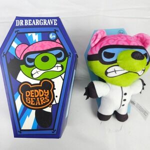 Deddy Bears Dr Beargrave Series 3 5" Plush Coffin Box‎ NIB